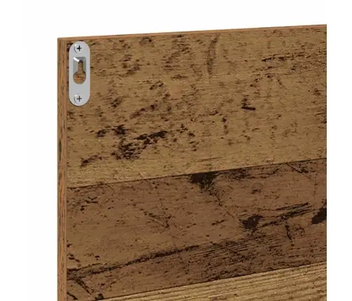 Vannasistabas Spogulis Vecā Koka Izskatā 90X10,5X37 Cm No Inženierijas Koka Vidaxl