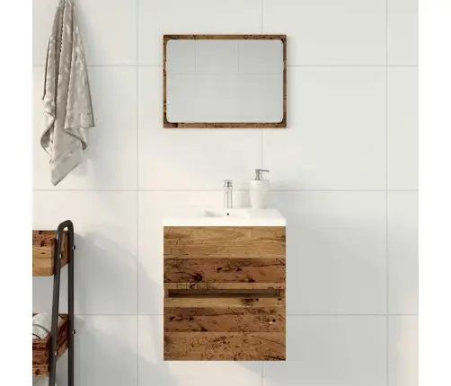 Vonios Kriauklės Spinta Senovinis Medis 41 X 38,5 X 45 Cm