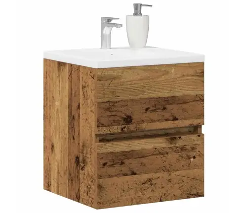 Vonios Kriauklės Spinta Senovinis Medis 41 X 38,5 X 45 Cm