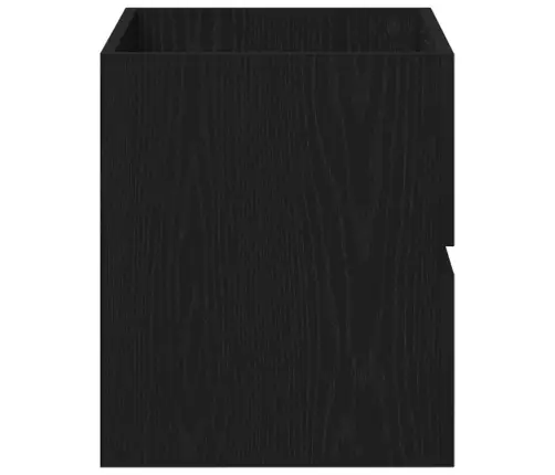 Izlietnes Skapītis Melns Ozols 60X38,5X45 Cm Inženierijas Koks Vidaxl