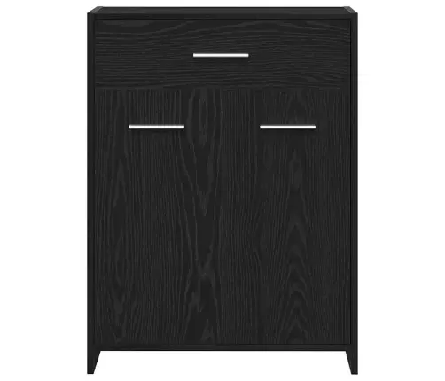 Vonios Kabinetas Su Stalčių Juodas Ąžuolas 60 X 33 X 80 Cm