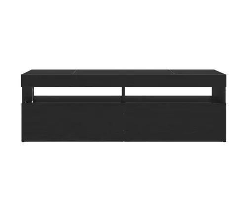 Telerikapp Must Tamm 120 X 35 X 40 Cm Tehispuit