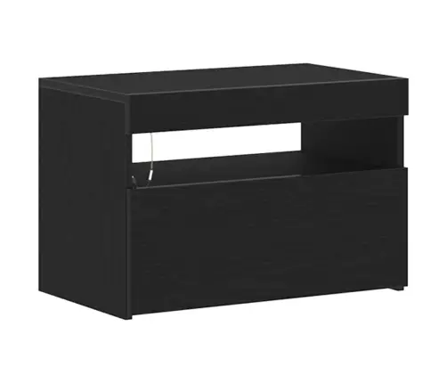 Televizoriaus Spintelė Juoda 60 X 35 X 40 Cm Apdirbta Mediena