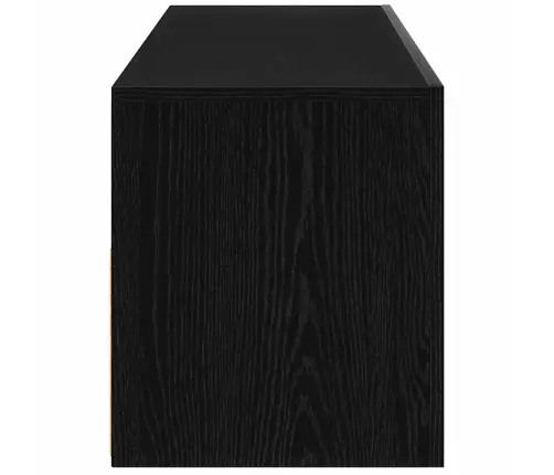 Tv Skapji Ar Led Gaismām 2 Gabali Melna Ozola 60X35X40 Cm Inženierijas Koks Vidaxl