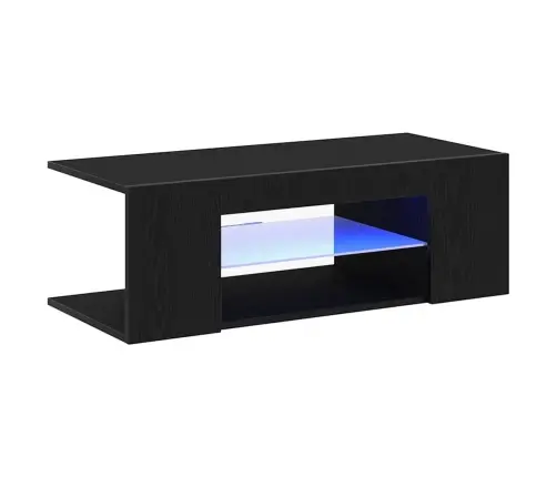 Telerikapp Sahtliga Must Tamm 90 X 39 X 30 Cm Tehispuit