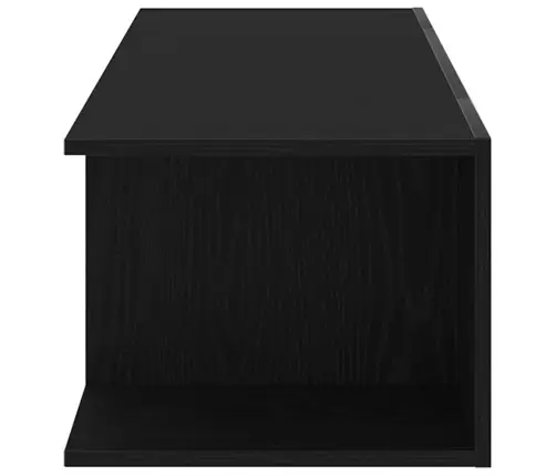 Telerikapp Sahtliga Must Tamm 90 X 39 X 30 Cm Tehispuit