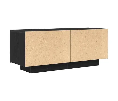 Televizoriaus Spintelė Juoda 100 X 35 X 40 Cm Apdirbta Mediena