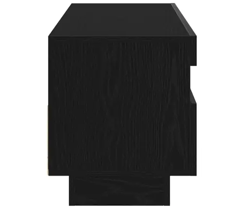 Tv Galds Ar Led Gaismām, Melns Ozols, 80X35X40 Cm, Inženierijas Koks Vidaxl Tv Galds Ar Led Gaismām, Melns Ozols, 80X35X40 Cm, Inženierijas Koks Vidaxl