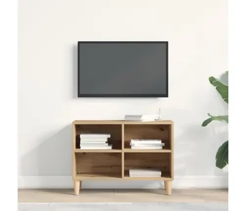 Televizora Skapītis Amatniecības Ozols 69.5X30X50 Cm Inženierijas Koks Vidaxl