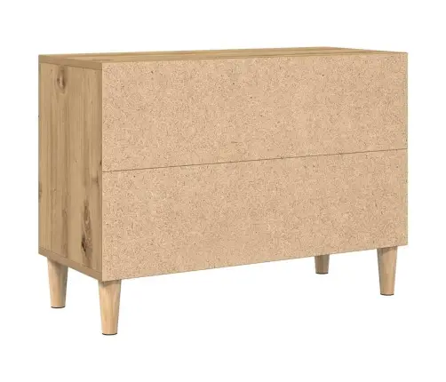 Televizora Skapītis Amatniecības Ozols 69.5X30X50 Cm Inženierijas Koks Vidaxl