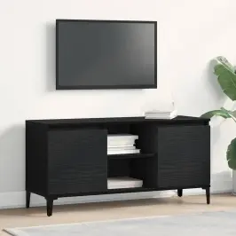 Televizora Skapīša Melna 102 X 35 X 50 Cm Inženierijas Koks Vidaxl
