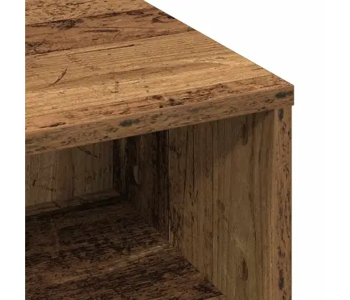 Kafijas Galdiņš No Veca Koka 60X60X30 Cm Inženierkoks Vidaxl