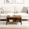 Kafijas Galdiņš No Veca Koka 60X60X30 Cm Inženierkoks Vidaxl