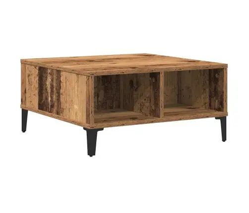 Kafijas Galdiņš No Veca Koka 60X60X30 Cm Inženierkoks Vidaxl