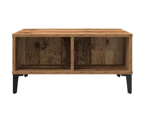 Kafijas Galdiņš No Veca Koka 60X60X30 Cm Inženierkoks Vidaxl