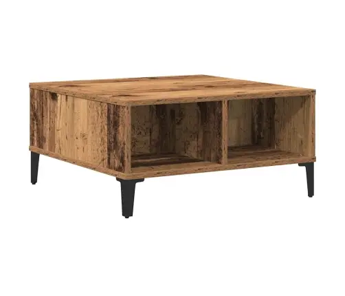 Kafijas Galdiņš No Veca Koka 60X60X30 Cm Inženierkoks Vidaxl