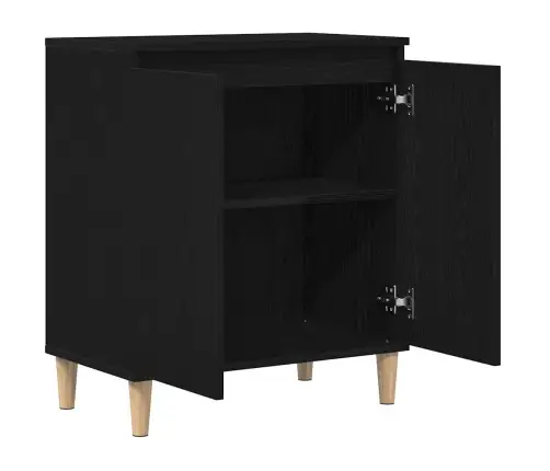 Kabalas Juoda 60 X 35 X 70 Cm Apdirbta Mediena