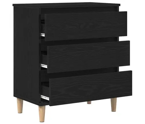 Suvikta Juodas Ąžuolas 60 X 35 X 70 Cm Apdirbta Mediena