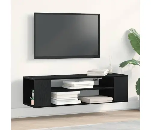Televizoriaus Spintelė Juodas Ąžuolas 100 X 30 X 26,5 Cm
