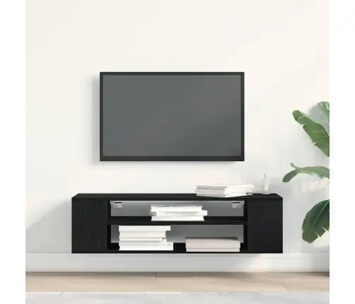 Televizoriaus Spintelė Juodas Ąžuolas 100 X 30 X 26,5 Cm
