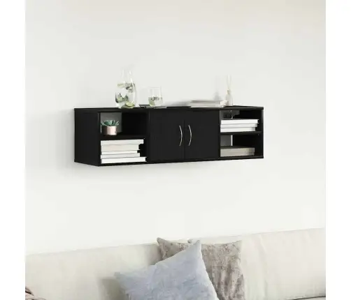 Sieninė Lentyna Juoda Ąžuolo 140 X 41 X 75 Cm Apdirbta Mediena