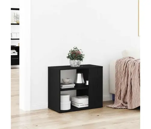 Sīkpiekabe Melnā Ozola 60X30X50 Cm Inženierijas Koks Vidaxl