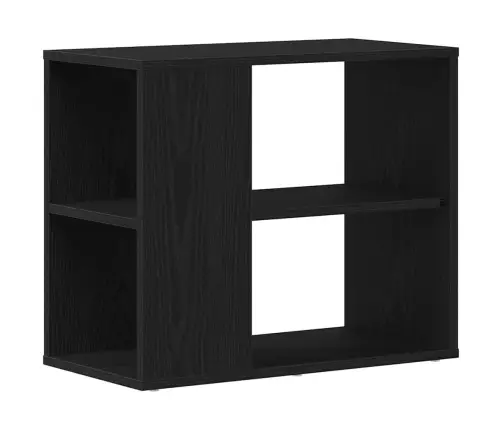 Sīkpiekabe Melnā Ozola 60X30X50 Cm Inženierijas Koks Vidaxl