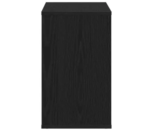 Sīkpiekabe Melnā Ozola 60X30X50 Cm Inženierijas Koks Vidaxl