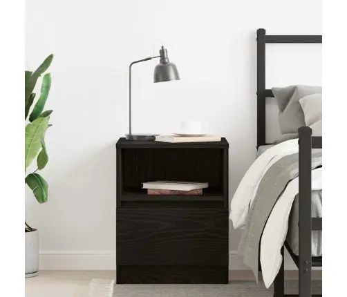 Öölambi Kapp Sahtliga Must Tamm 40 X 40 X 50 Cm Tehispuit