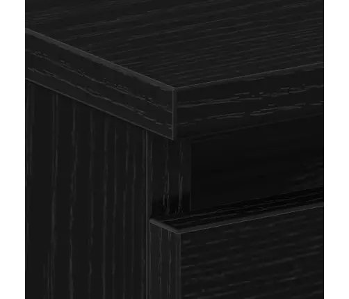 Melns Ozola Naktsgaldiņš 50X40X43,5 Cm Vidaxl