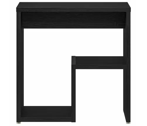 Šalia Lovos Spintelė Juoda Ąžuolo 40 X 30 X 40 Cm