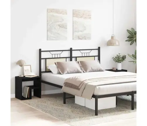 Naktsgaldiņi 2 Gabali Melna Ozola 40X30X40 Cm Inženierijas Koks Vidaxl