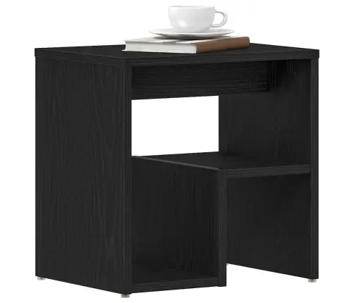 Naktsgaldiņi 2 Gabali Melna Ozola 40X30X40 Cm Inženierijas Koks Vidaxl