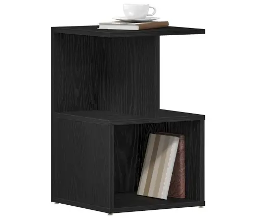 Naktsgaldiņi 2 Gab. Melns Ozols 35X35X55 Cm Inženierijas Koks Vidaxl