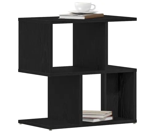 Naktsgaldiņš 2 Gabali Melns Ozols 50X30X51,5 Cm Inženierēts Koks Vidaxl