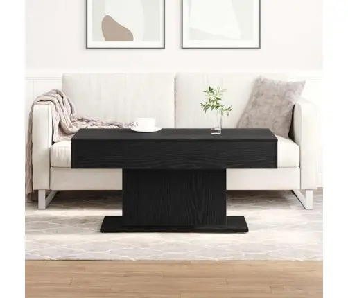 Kavos Staliukas Juodas Ąžuolas 96 X 50 X 45 Cm Apdirbta Mediena