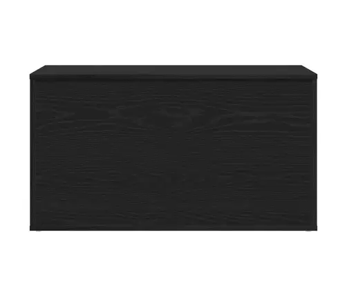 Salvestuskarp Ladustamisega Must Tamm 84 X 42 X 46 Cm Tehispuit