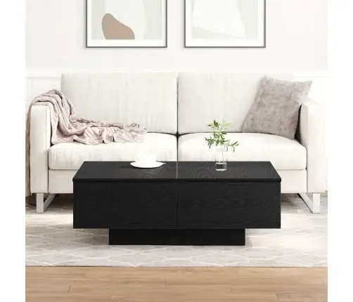 Kafijas Galdiņš Melns Ozols 90X60X31 Cm Vidaxl Kafijas Galdiņš Melns Ozols 90X60X31 Cm Vidaxl