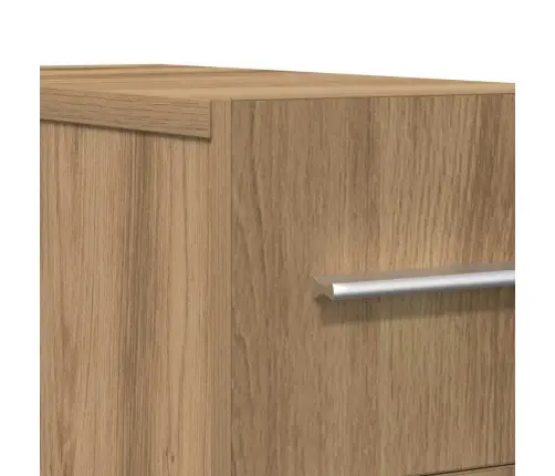 Aptieku Skapis - Amatnieku Ozols, 20X45,5X60 Cm, Inženierijas Koks Vidaxl