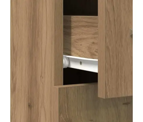 Aptieku Skapis - Amatnieku Ozols, 20X45,5X60 Cm, Inženierijas Koks Vidaxl