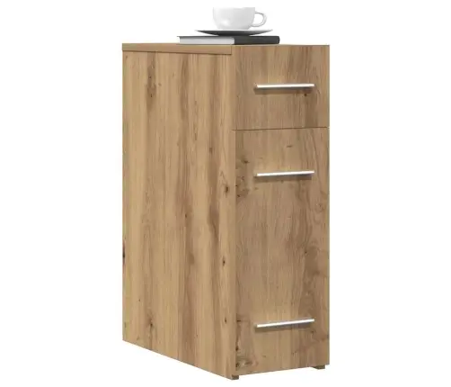 Aptieku Skapis - Amatnieku Ozols, 20X45,5X60 Cm, Inženierijas Koks Vidaxl