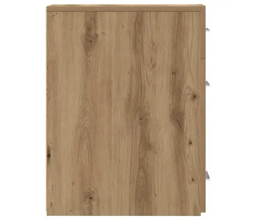Aptieku Skapis - Amatnieku Ozols, 20X45,5X60 Cm, Inženierijas Koks Vidaxl