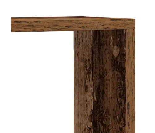 Sienas Plaukti 4 Gab. Vecs Koks 80X15X26 Cm Vidaxl