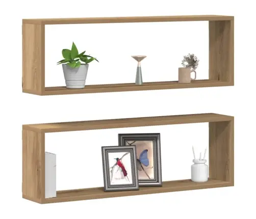 Seinariiul 2 Pcs Käsitöö Tamm 80 X 15 X 26 Cm Tehispuit