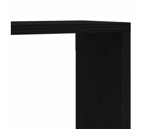 Sienas Plaukti 4 Gabali - Melns Ozolkoks, 80X15X26 Cm, Inženierijas Koks Vidaxl