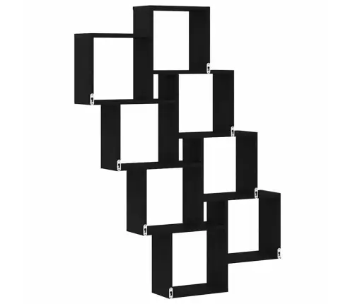 Sienas Skapis, Melns Ozols, 90X15X119,5 Cm, Inženierijas Koks Vidaxl