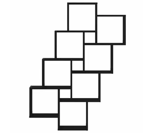 Sienas Skapis, Melns Ozols, 90X15X119,5 Cm, Inženierijas Koks Vidaxl