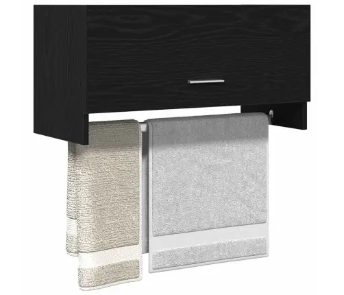 Spinta Juodas Ąžuolas 70 X 32,5 X 35 Cm Apdirbta Mediena