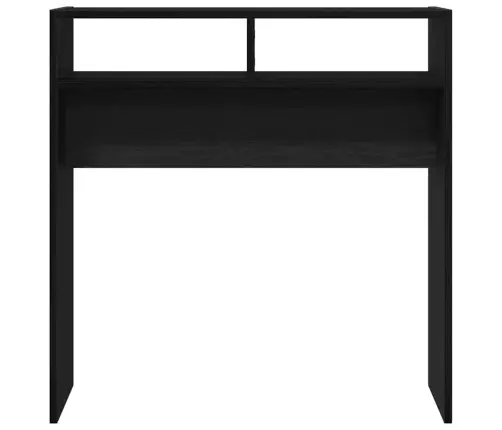 Konsolinis Stalas Juodas Ąžuolas 78 X 30 X 80 Cm