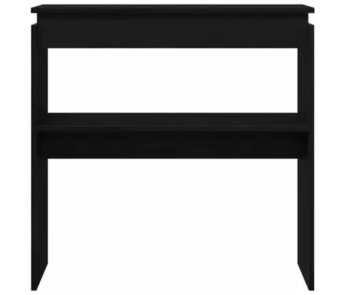 Konsoollaud Must Tamm 80 X 30 X 80 Cm Tehispuit